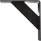 Ekena Millwork Traditional Steel Bracket, Antiqued Pewter 2"W x 8"D x 8"H BKTM02X08X08TRAPW - alternate 8